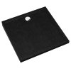 Schedline Brodzik akrylowy Sharper Black Stone 80x80x4,5 cm, kwadratowy, Gwarancja 7 lat 3S.S2K-8080/C/ST